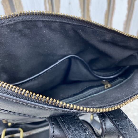 Andar The Addison Backpack Black 100% Premium Full Grain Oil Waxed Leather - Picture 9 of 11